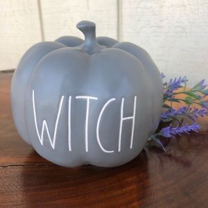 Rae Dunn “WITCH” Mini Pumpkin
